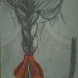 Девушка с лентой