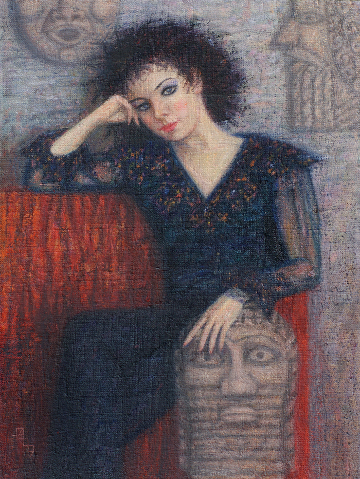 Вика с головой Олоферна