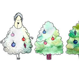 Овечка-елочка