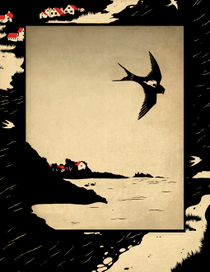 Иллюстрация к сказке Х.К.Андерсена "Дюймовочка"