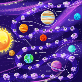 Игра-ходилка "Космос"