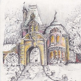 Пейзаж с котом