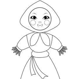 Раскраска "Прощеное воскресенье"