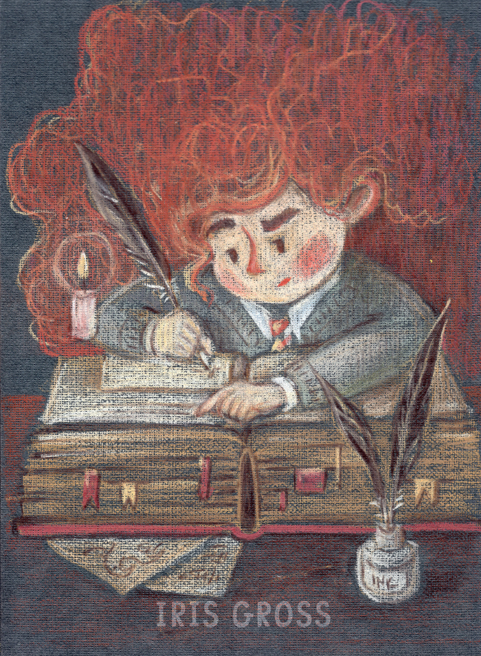 Серия иллюстраций по вселенной Гарри Поттера