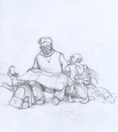 Турист и Водяной