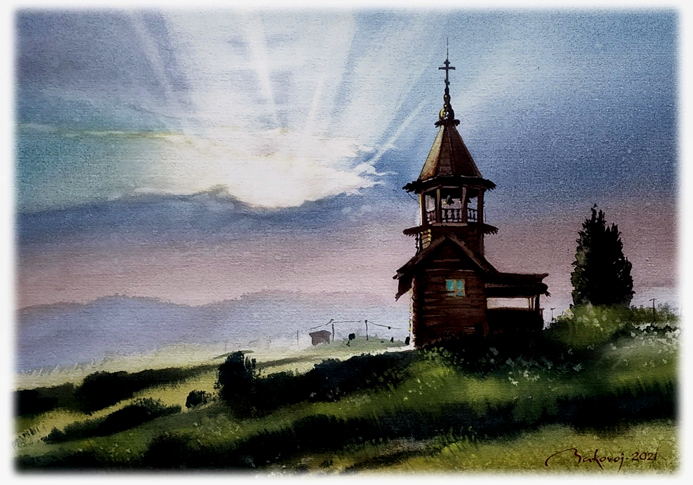 ,,Часовня Спаса Нерукотворного Образа на о.Кижи,,