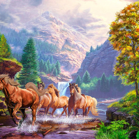 Табун... для гобелена...