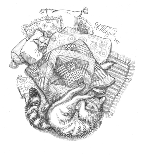 ЖИЛИ-БЫЛИ КОТ И КОШКА. 14