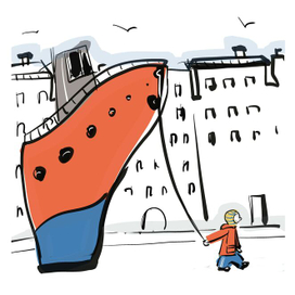 Мальчик с кораблем