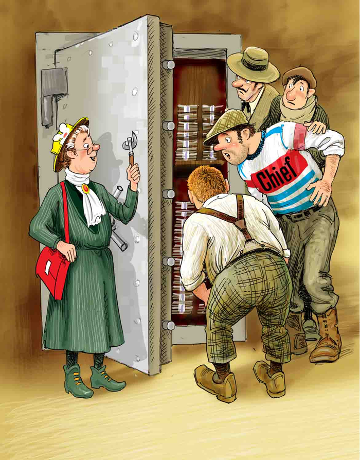 Иллюстрация к детективу стр. 108  