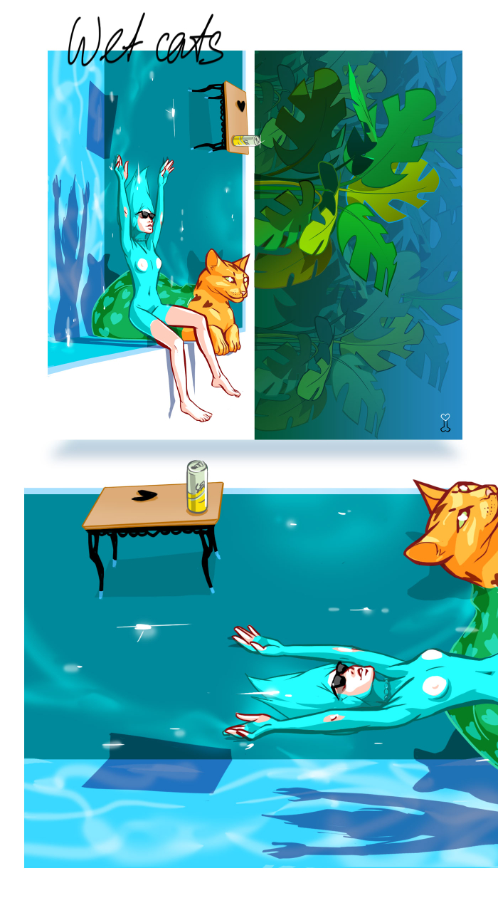 Wet Cats ♥