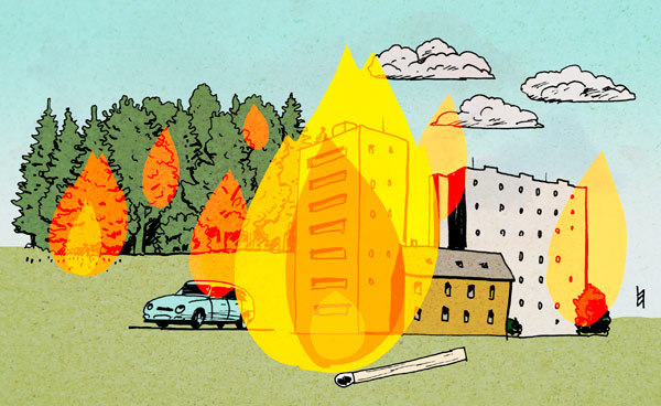 Возгорание