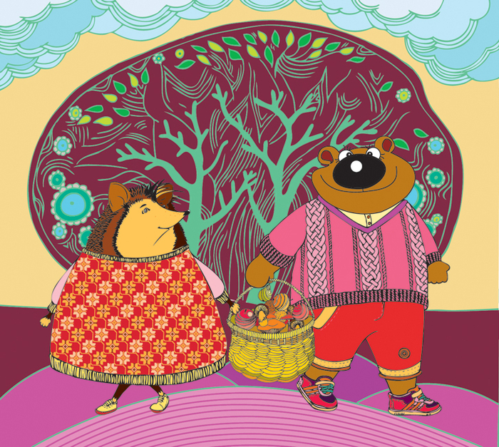 календарь 2014 для детской газеты "Мишутка"