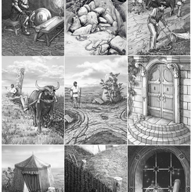 Ч.б Иллюстрации