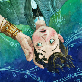 Иллюстрация для книги К.С. Льюиса "Хроники Нарнии. Племянник чародея"