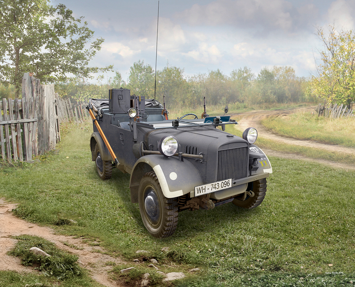 le.gl.Einheits-Pkw Kfz.2 (box art for ICM )