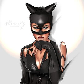 Обаятельная Женщина-Кошка