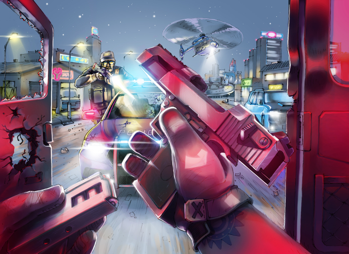 Погоня со Стрельбой