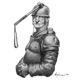 Пришёл в голову клевец.