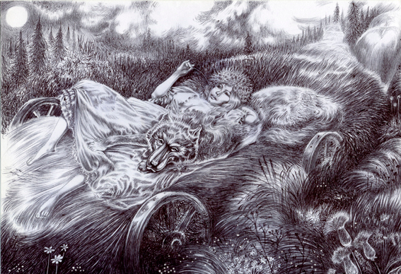 Травы-мары, скрип колес...