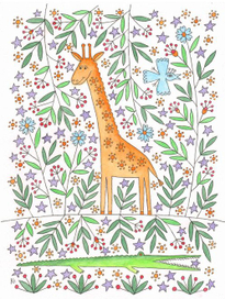 Жираф и крокодил