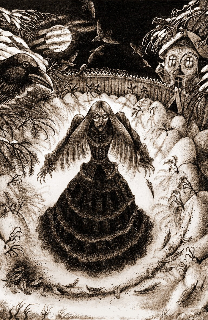 Рисунок для обложки мистики