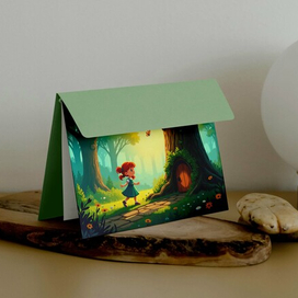 Детская поздравительная открытка