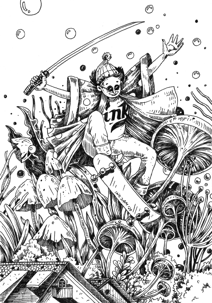 Грибы в городе