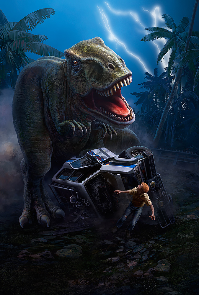 Парк, обложка книги М. Крайтона