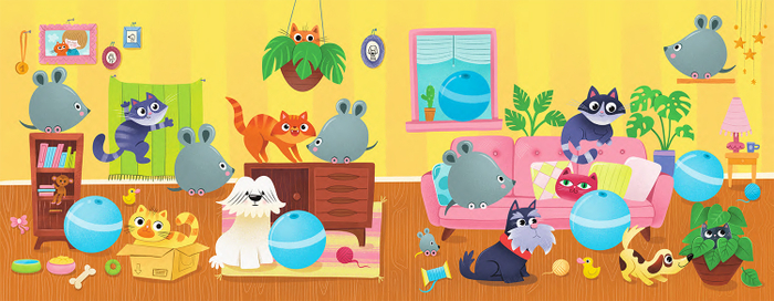 Книга издательства Clever. "Кошки и собаки"