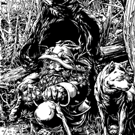 Леший вышел из лесов