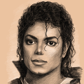 Michael Jackson’s portrait 