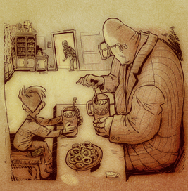 в гостях у начальства