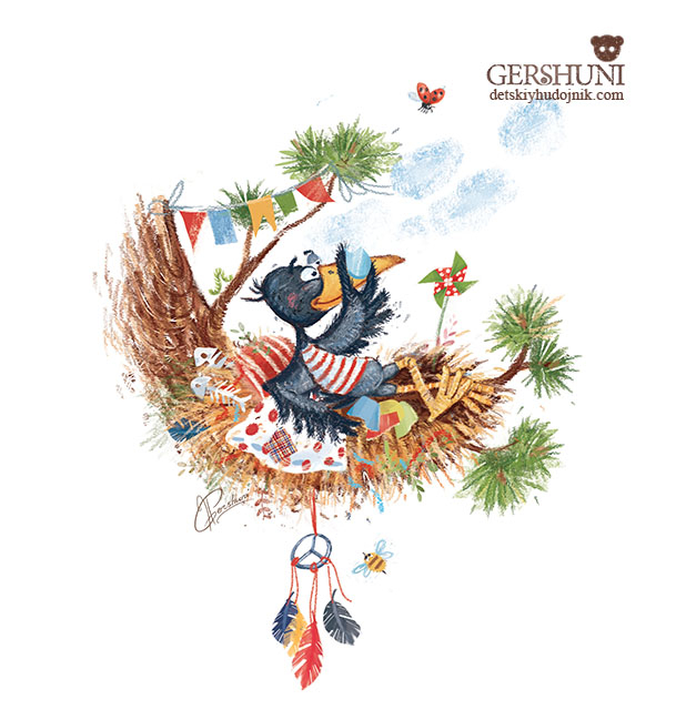 Хорошо быть вороной..)