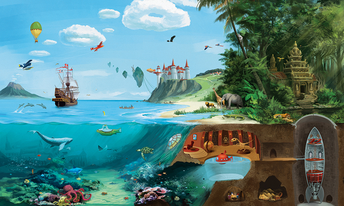 Принт на стену в детскую