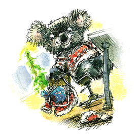 Мышку съесть и на елку влезть