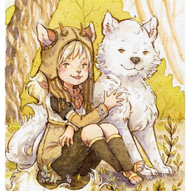 Аинаяра и Белый Волк
