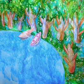 Розовые лодки