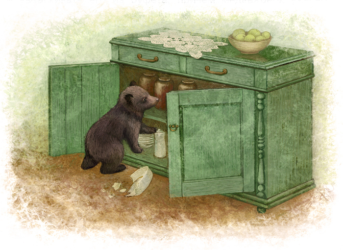 Медвежонок в буфете
