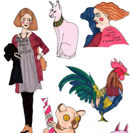 Стикеры "Варя Морошкина"