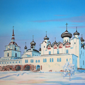 Иллюстрации для календаря. Соловки