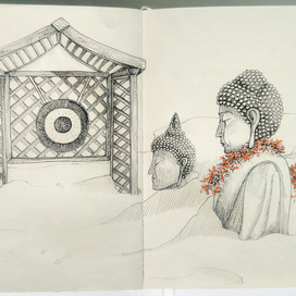 для скетчпроекта (путеводитель по музею смерти и крематорию)