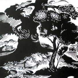 Графическая импровизация к поэтическому сборнику.