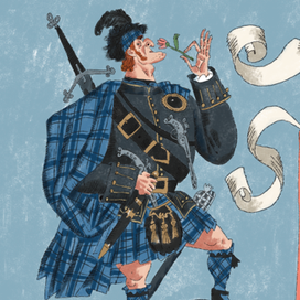 Иллюстрация к сборнику стихов "Принц на белом слоне "Г. Дядина РОСМЕН