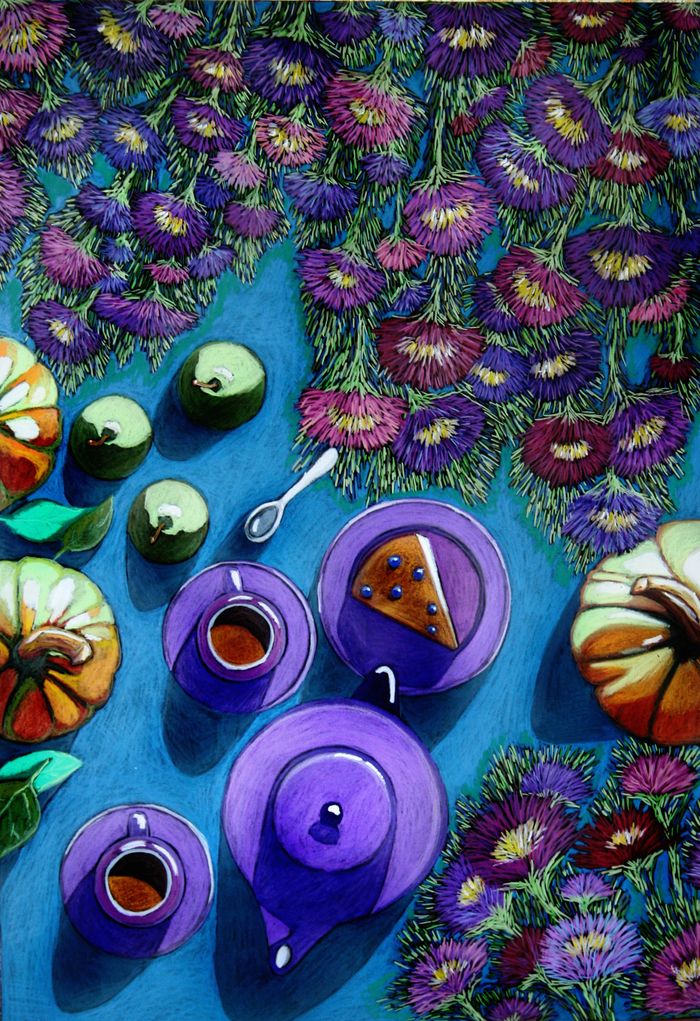 Натюр с астрами)))