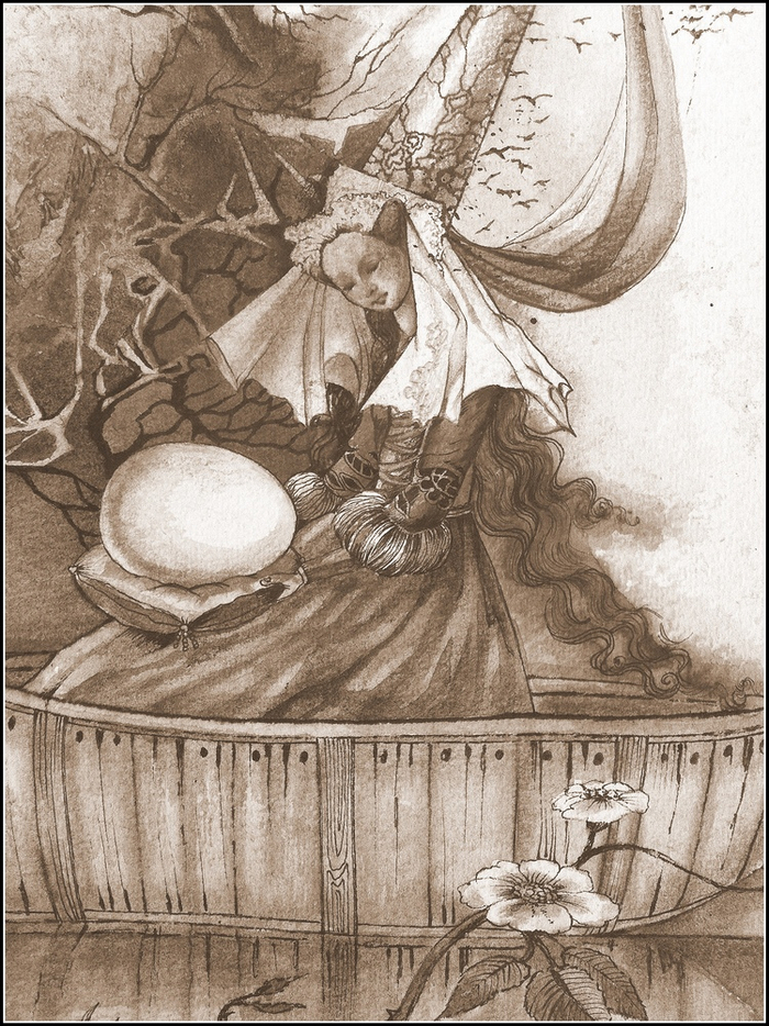 "ЖЕНЩИНА,ВЕЗУЩАЯ ЯЙЦО"ПЕРВЫЙ ВАРИАНТ(фрагмент)