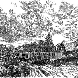 Набросок деревни (3)