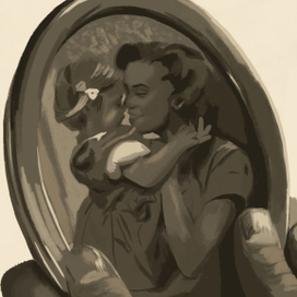 Хилари Бертон и маленькая Лилли