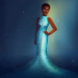 Фанарт Бьянка Барклай, персонаж сериала Унсдэй 