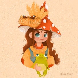 Девушка-грибочек